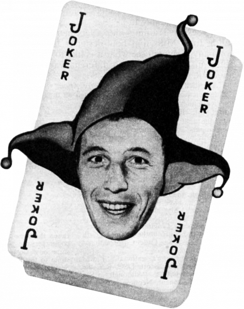 Harry Fowler as a "joker" card